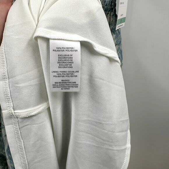 Taylor V Neck Short Sleeve Chiffon Floral Ruffle A Line Dress Size 8 NWT - Picture 7 of 8